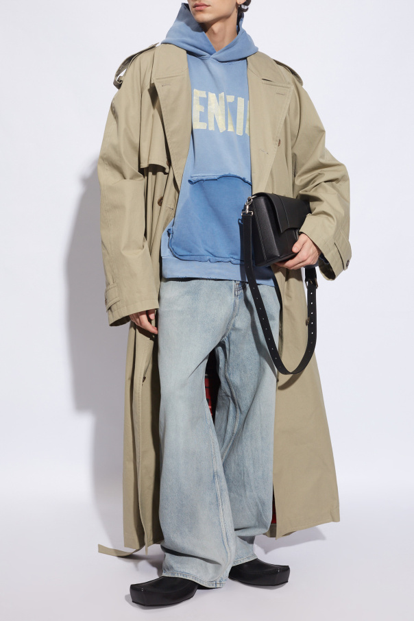 【関税&送料込】Balenciaga Light Blue Denim Wide-Leg Jeans Baggy wide-leg jeans in blue - Balenciaga | Mytheresa